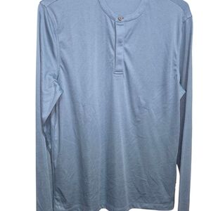 Alfani Light Blue Long Sleeve Tee